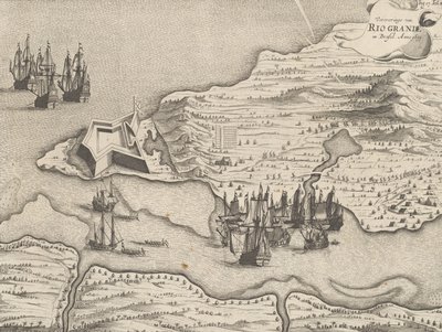 Conquest of Rio Grande in Brazil, December 1633 by Dutch School